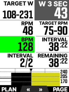 intervals planned workouts