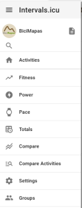 power training with garmin and intervals.icu