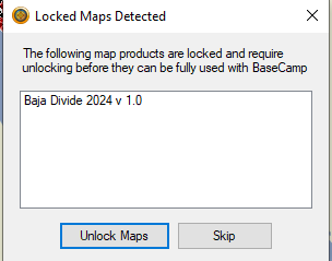 locked map