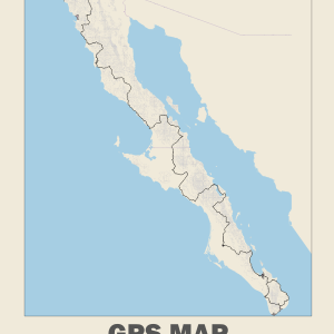 Baja Divide GPS Map