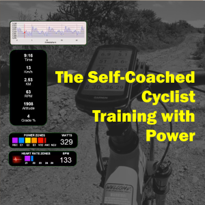 self coached cyclist training with power